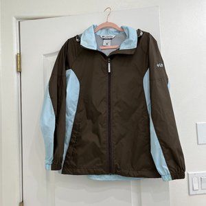 Columbia Light Weight Rain Jacket / Wind Breaker - Size Small